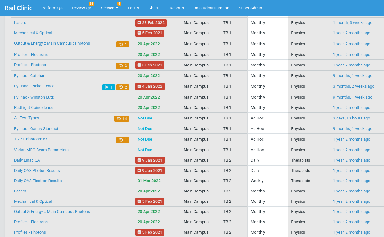 RadMachine-scheduling
